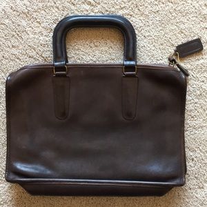 Genuine Leather Coach Briefcase